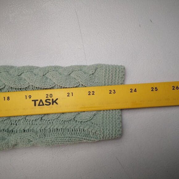 J. Jill Ladies Size XS Light Green Cable Stitch Loose Fit Sweater - Picture 8 of 9